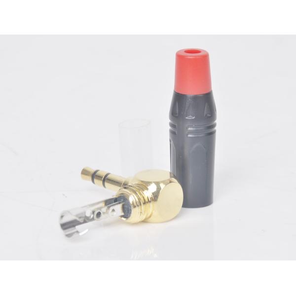 Audio Cable Connectors 3.5mm Head Plating True Gold Stereo Audio Plug ZL303