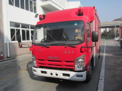 Imported Motorized Fire fighting Truck ISUZU Gas Supply ISO9001 Certificated