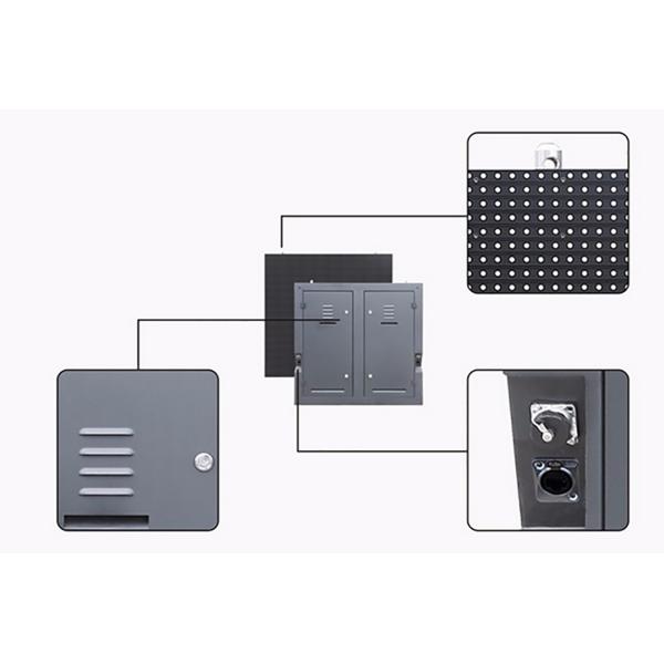 Pantalla LED a todo color interior de alta densidad P4 con tiempo de funcionamiento 100000hours