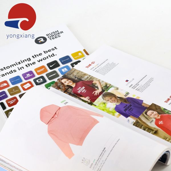 Scalable Catalog Magazine Printing 80gsm - 300gsm Fashion Lookbook Printing