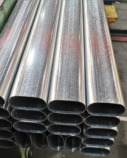 Erw Elliptical Mild Steel Flat Sided Oval Tube