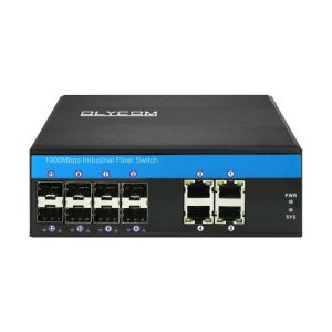 2.5G Industrial Smart Managed Switch 8 Port SFP Ring Manageable DC12V Vitesee Chip
