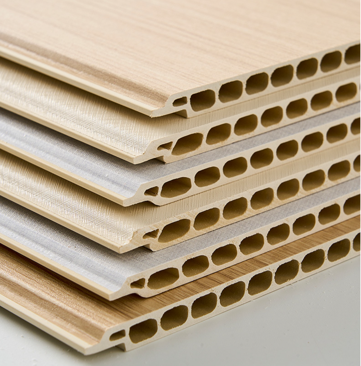 Interior Bamboo Fiber Wall Panels 0.4m  0.6m Marble Effect Bathroom Panels