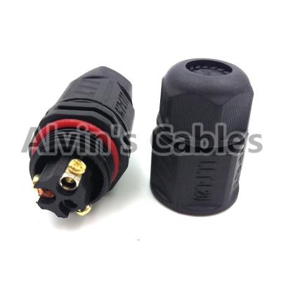 Qualidade video impermeável do prêmio dos conectores de cabo do conector de cabo do Pin de LLT-L20 IP67 3