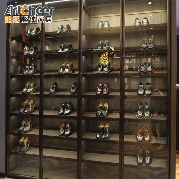 Modern Design Adjustable Height Shoes Cabinet with Customized Size for Home and Office