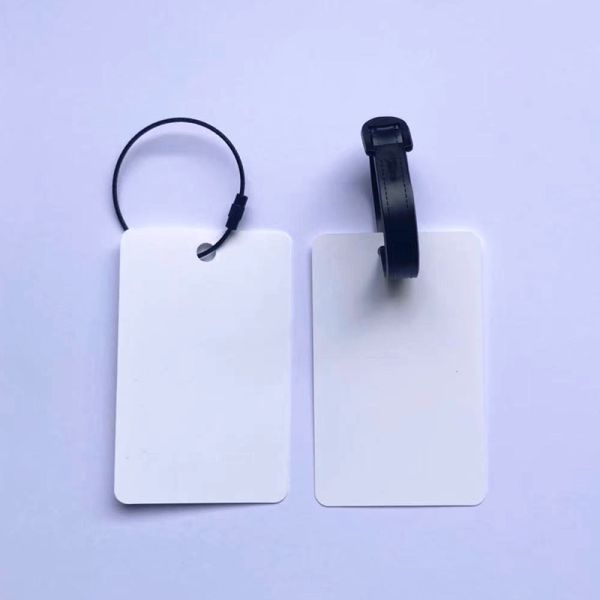 Double Sided Sublimation PET Luggage Tag Custom Plastic Luggage Tag