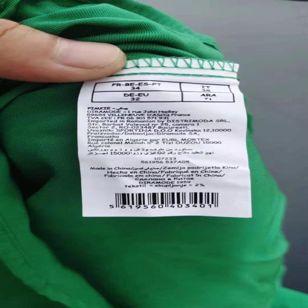 Green Breathable Womens Chiffon Office Tops 100% Polyester