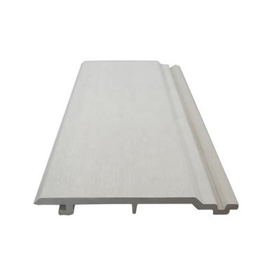 140mm*22mm Piso de madeira de engenharia multicamadas Painel de revestimento de parede de madeira branca de grãos de WPC