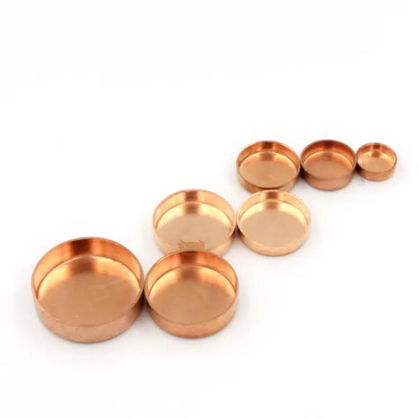 Leak-Proof K65 Copper End Cap Pipe Fitting for HVAC Refrigeration System Solder Type