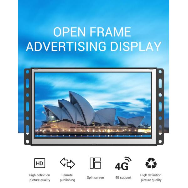 Крытая рамка экрана касания рекламы дисплея Signage LCD цифров андроида держателя стены открытая