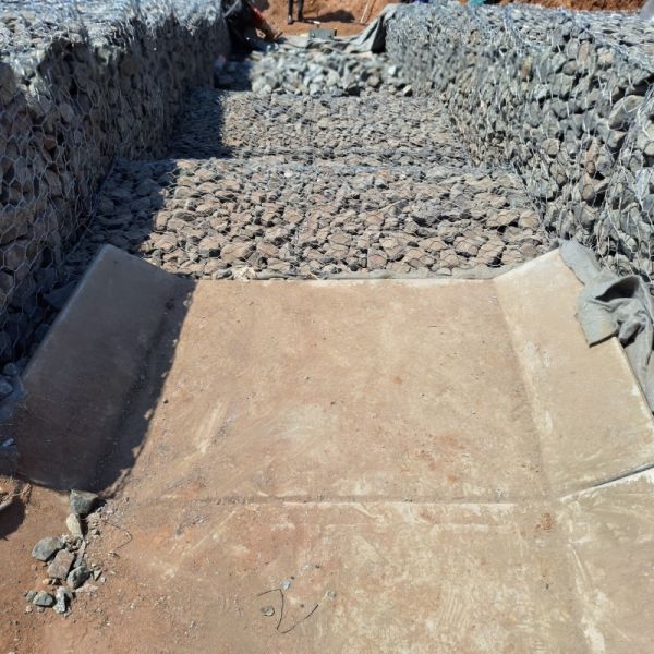 High Strength Flood Control Gabion Bags Flexible Geobag For Slope Protection