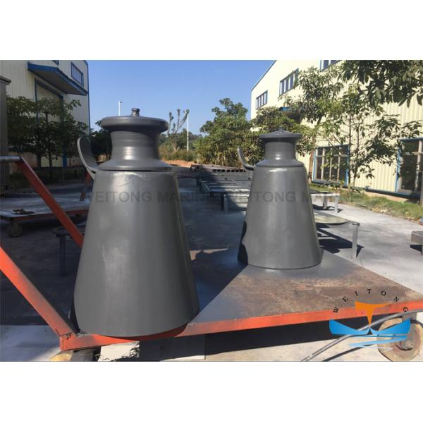 Cast Steel Marine Mooring Equipment Fairlead Four Rollers Connical Type Or Cylinder Type