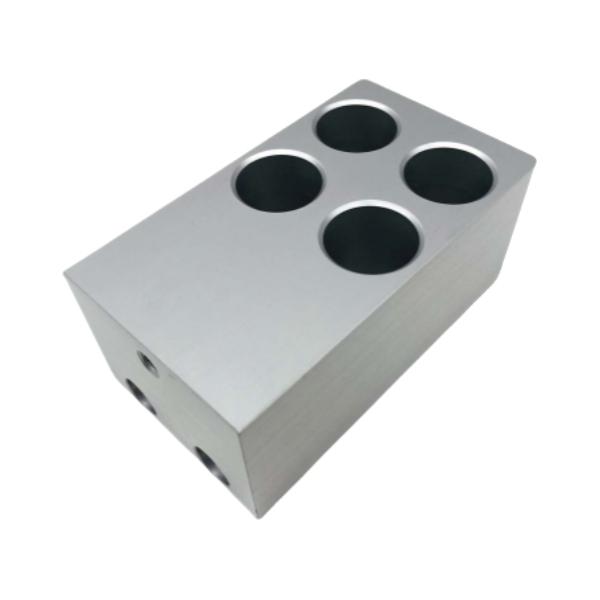 Torsión y fresado CNC de precisión de piezas de aluminio con acabado de pintura industrial