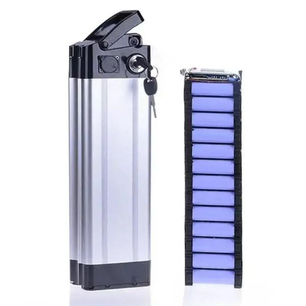 36V Silverfish Battery for E-Bike with 10Ah/13Ah/15Ah Capacity and 500W/1000W Motor Support