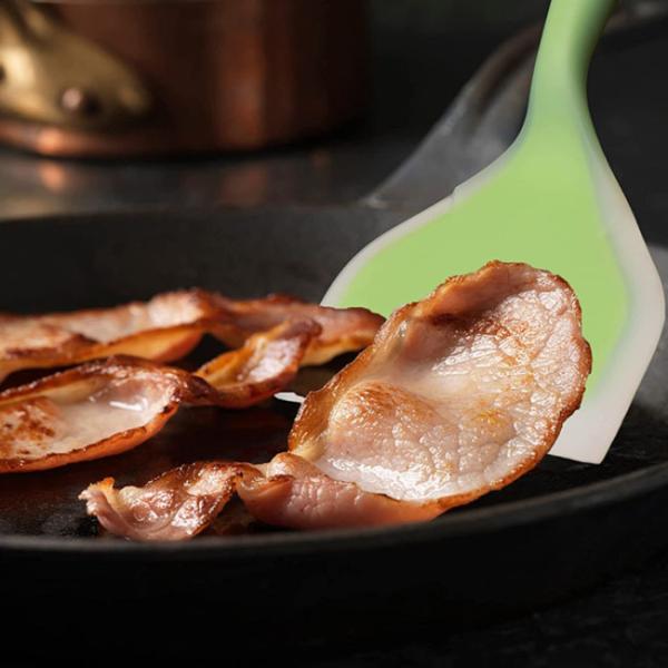 Kitchen Non Stick Rubber Silicone Pancake Flipper Spatula Heat Resistant