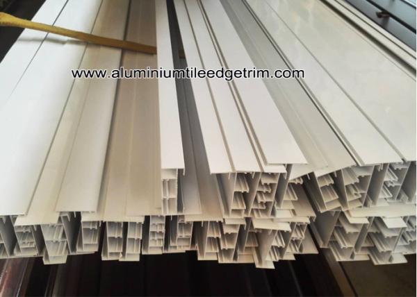 Powder Coating White Aluminum Door Frame Extrusions / Sections / Profiles / Panels