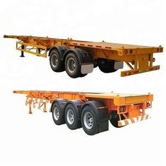 6850*2500*1400mm Special Purpose Vehicles YORK Axle Used Skeleton Semi Trailers