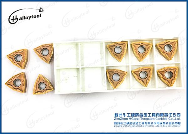 Golden Tungsten Carbide Turning Inserts For Mining Cutter With CVD Coating