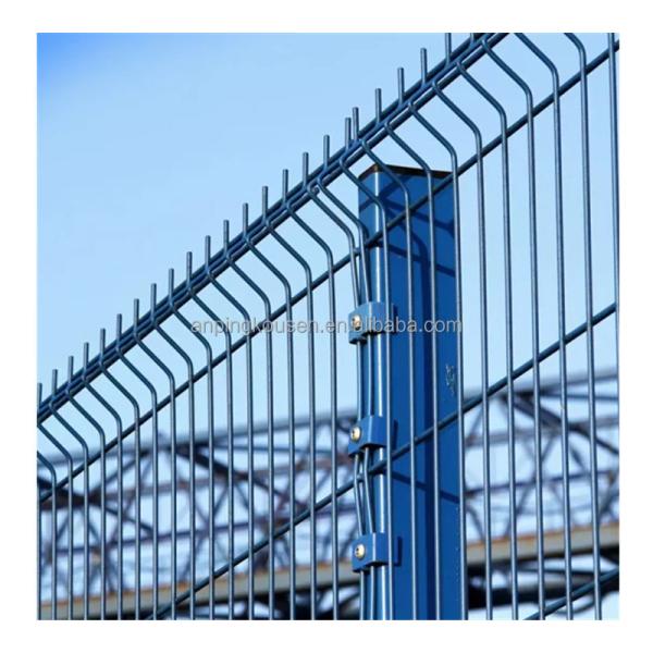 Customized 3D Curved Welded Powder Coated V Wire Mesh Panel Fence for Metal Type Steel