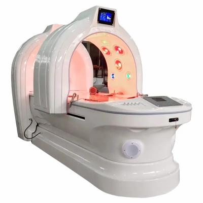 1500W Sauna de ozônio Hidroterapia a vapor Capsulas de desintoxicação Tratamento fotónico