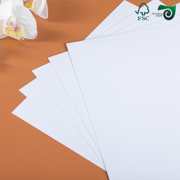80gm FSC Super Blanc Brillant Miroir Cast Coated Paper Pour les autocollants 20 30 pouces
