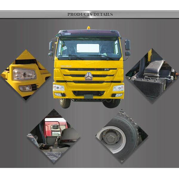 Sinotruk HOWO 6x4 Dump Truck Trailer 18M3 Square Shape / U Shape Tipper Body