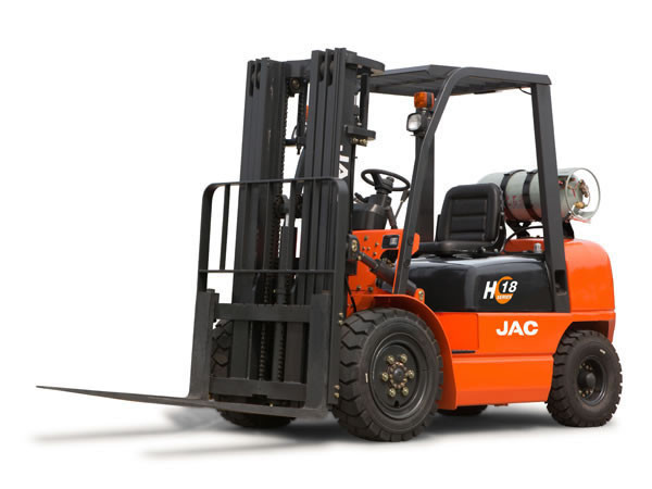 Comfortable Dual Fuel Gas Forklift Truck , 2 Ton High Reach Forklift Low