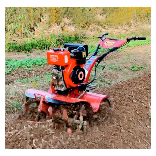 Gasoline Engine Mini Power Tiller for Agricultural Equipment at 4KM/H Work Speed