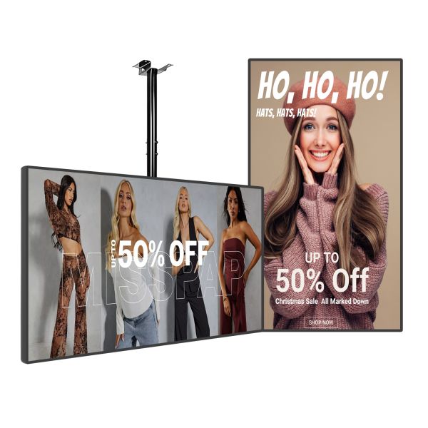 ELED Backlight 50 Inch Indoor Digital Signage Displays 24-7 Continuous Operation