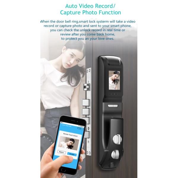 Fingerprint Push Pull Smart Door Lock
