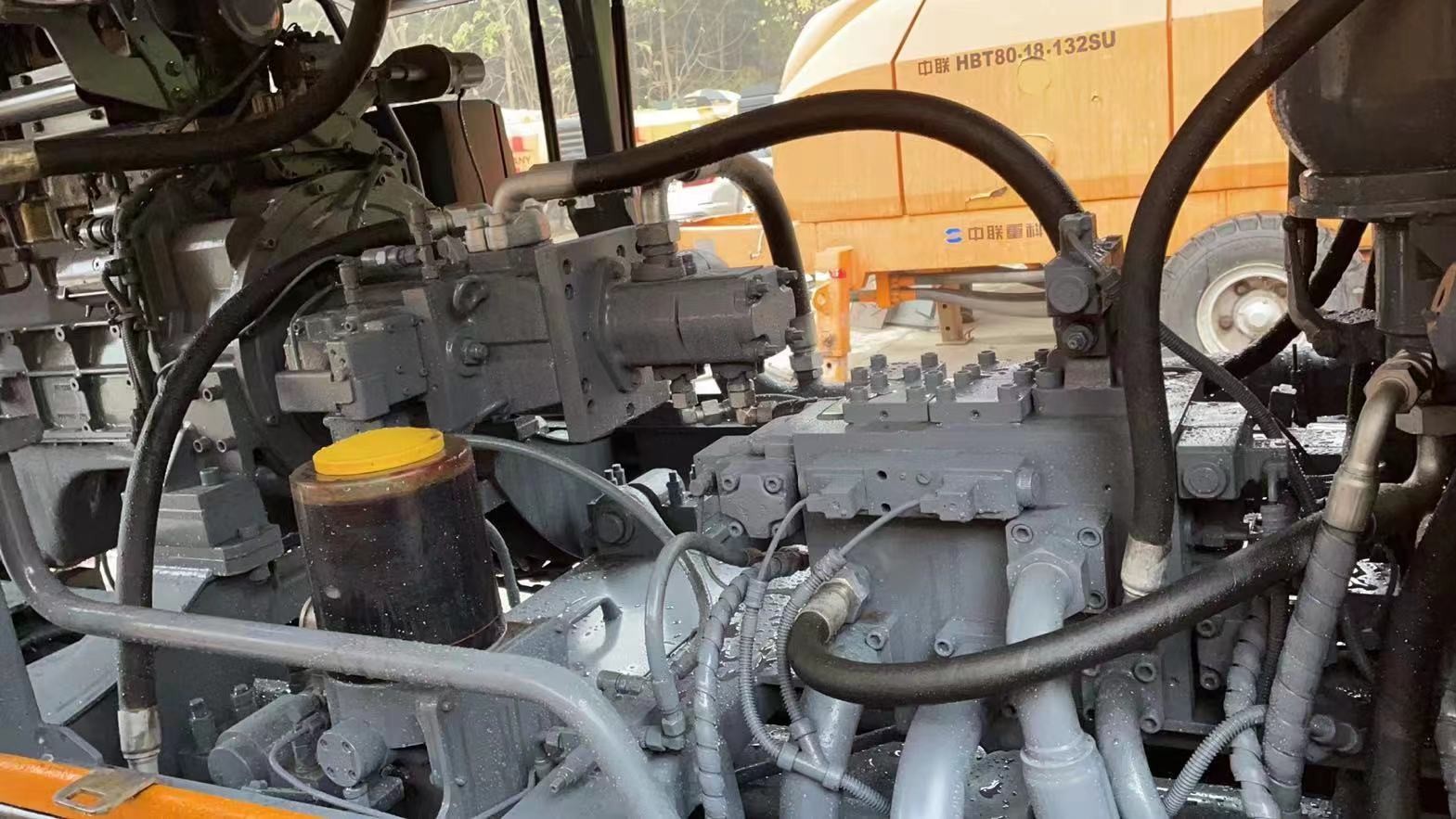 Reconditioned используемый конкретный насос HBT6016C-5D трейлера 6860 Kg веса