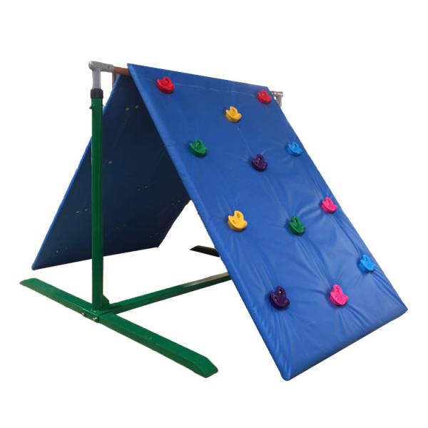 Customized Color Kids Backyard Climbing Wall , Plastic Childrens Rock Climbing Wall