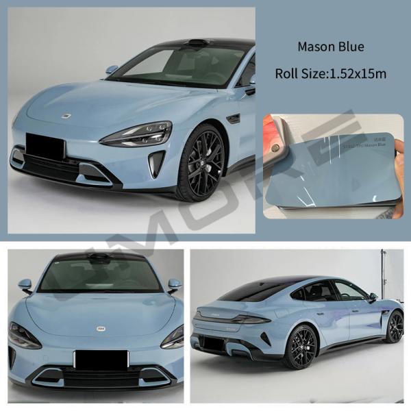 Material TPU antiarañazos autocurativo Envoltura de coche PPF coloreada