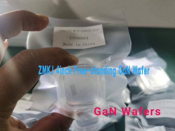 M-linha central Undoped HVPE GAN Wafers For de 10X10mm semiconducting