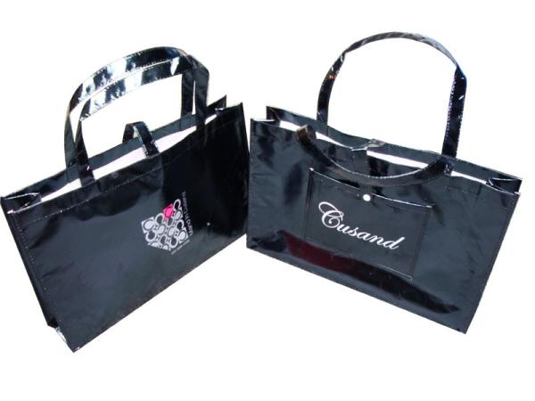 Recyclable Shining Non Woven Carry Bag Logo Personized for Lady Garment