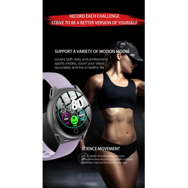 Bracelete da temperatura corporal do pulso de disparo de Smartwatch 200mAh Digitas da pressão sanguínea de NFC impermeável