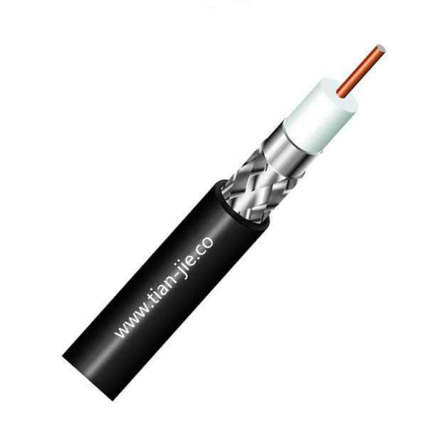RG59 20AWG CCS/BC Dual Shielded Coaxial Power Cable FPE Insulation 305m Or 1000ft