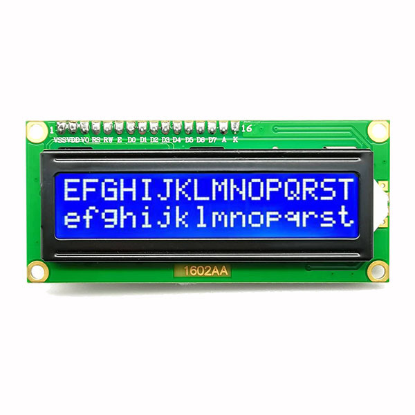 Характер LCD интерфейса 16x2 I2C показывает голубой номер схемы 5V 4