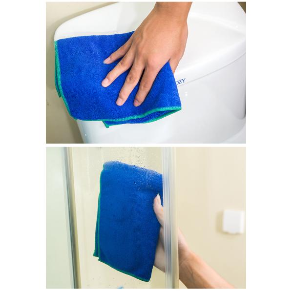 Blue Water Absorbent Reusable Cloth Wipes For Household Cleaning Use
