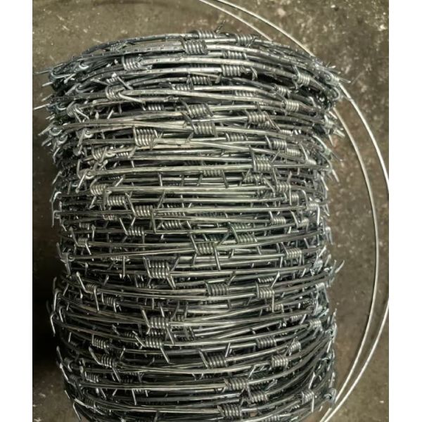 304 Stainless Steel Barbed Wire, Single Strand Security Fence Wire 100m