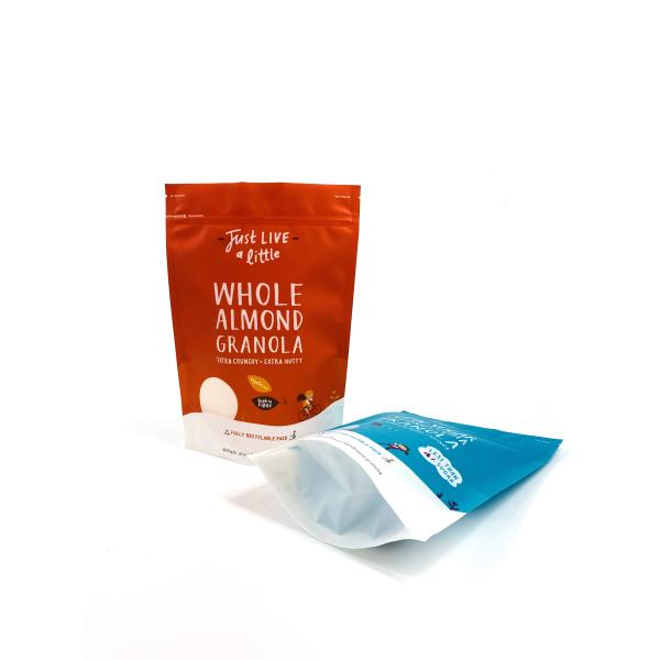 Полностью Recyclable изготовленная на заказ печатая синь 400g & красный мешок стойки вверх