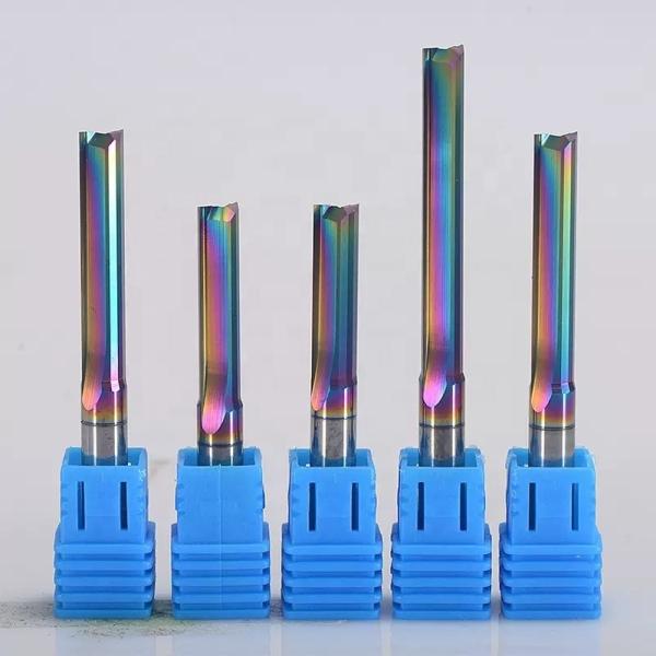YingBa Online Wholesale Supplier Two Flute Straight groove End Mill Solid Carbide Cnc Router Machine for Wood Milling Cutter