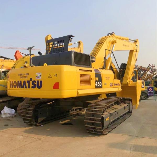 Excavadora usada Komatsu PC 450-8R con 1176 horas de trabajo y bomba hidráulica original