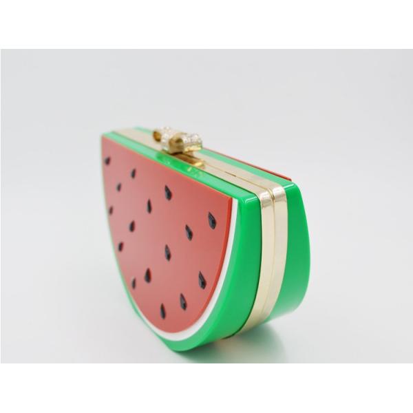 Lemon fruit watermelon creative fashion acrylic shoulder bag