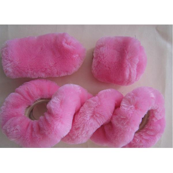 Крышка руля овчины шерстей Ламбскин длинная для аксессуаров интерьера автомобиля