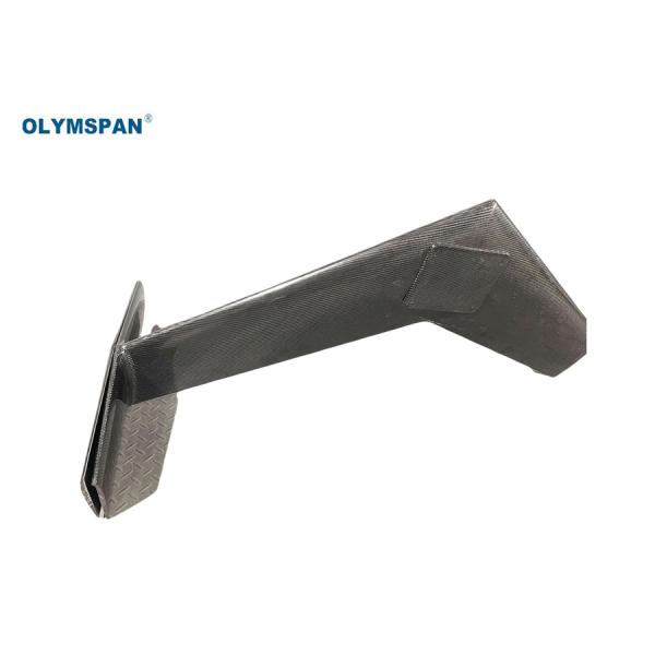 エネルギー消費を減らす黒い宇宙航空カーボン繊維部品