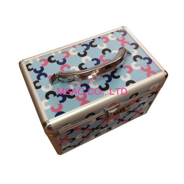 Небольшие алюминиевые случаи шлихты волос, облегченные случаи красоты Дисней, коробка красоты PVC