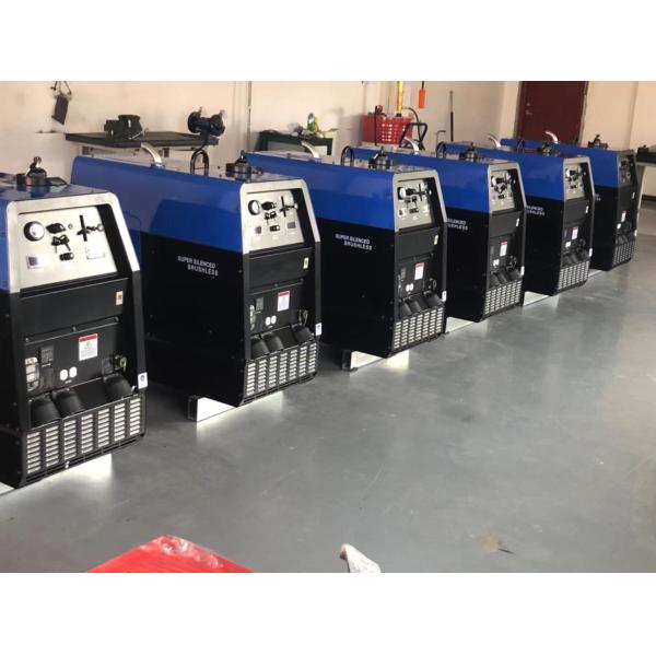 Welding with KOVO Diesel Dual Holder Permanent Magnet Welder Generator DC600A DGW500 at 85V Output Voltage