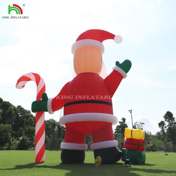 20ft 26ft 33ft Christmas Outdoor Decoration Giant Inflatable Santa Claus For Advertisement