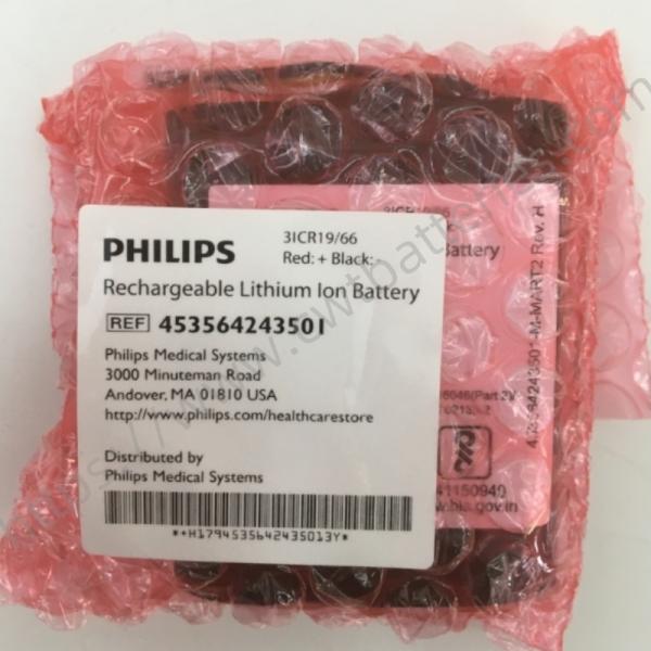 PHiliph リチャージ可能なリチウムイオン電池 989803174881 サーシグナル VS1 VS2 生命シグナルモニター PN453564243501